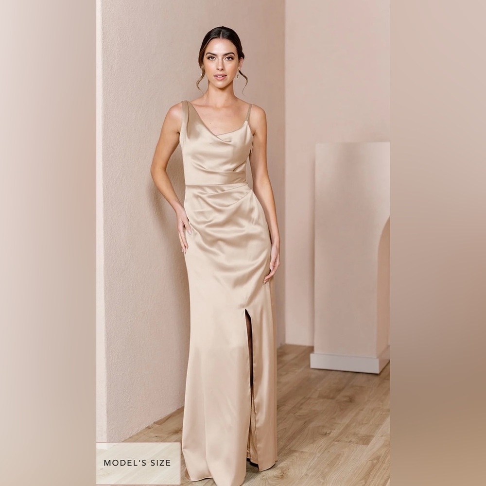 Revelry Maxine Satin Dress